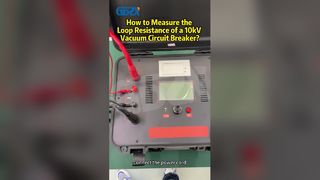 Cách đo điện trở vòng của máy cắt chân không 10kV