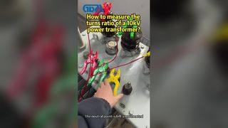 Cách đo tỷ số vòng dây của nguồn điện 10kV