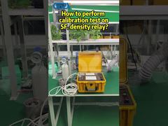 Cách thực hiện kiểm tra hiệu chuẩn trên rơle mật độ SF6？