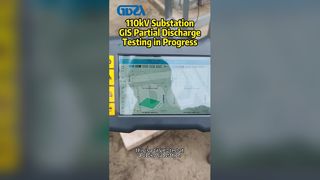 Trạm biến áp 110kVThử nghiệm phóng điện cục bộ của GIS tại