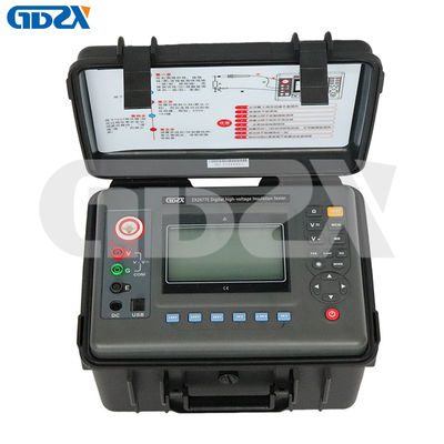 ZX2677E Đồ xách 10KV kỹ thuật số cách nhiệt kháng thử nghiệm chống sốc với màn hình LCD